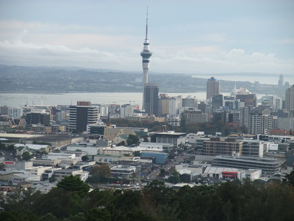 Auckland, Aussicht vom Mt. Eden