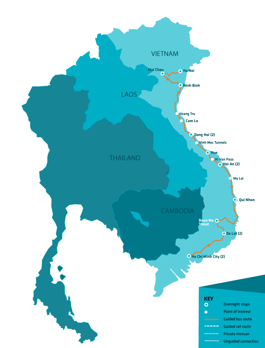 Stray Vietnam Map