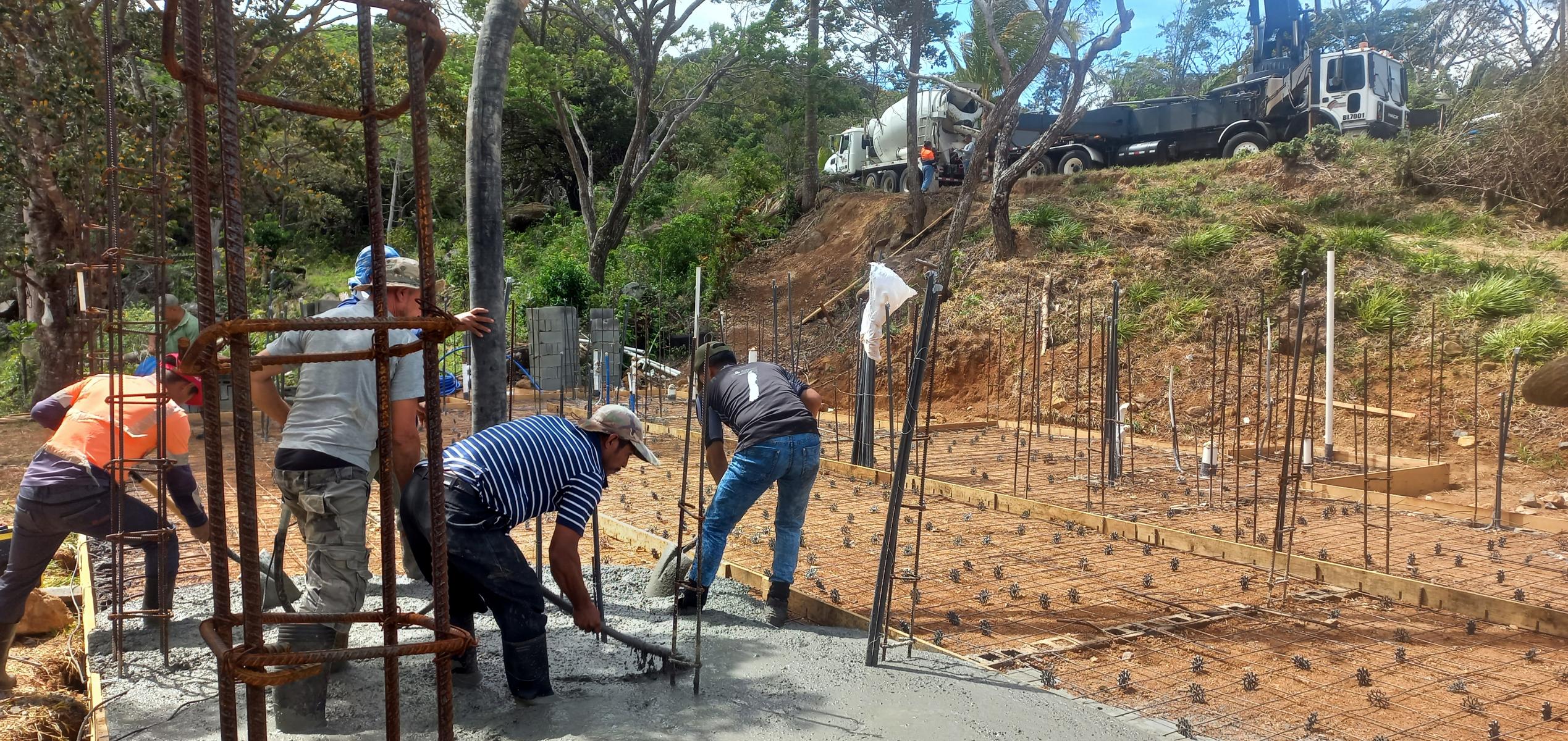Brisas Rio Onda: Die Fundamente entstehen